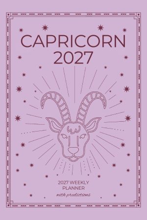 Front cover of Capricorn 2027 Astro Diary, a Scribbled Fox paperback