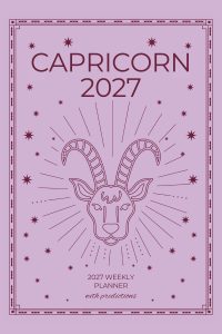 Front cover of Capricorn 2027 Astro Diary, a Scribbled Fox paperback