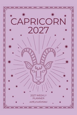 Front cover of Capricorn 2027 Astro Diary, a Scribbled Fox paperback