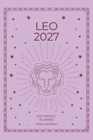 Front cover of Leo 2027 Astro Diary, a Scribbled Fox paperback