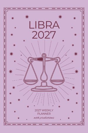 Front cover of Libra 2027 Astro Diary, a Scribbled Fox paperback