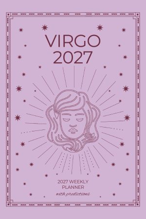 Front cover of Virgo 2027 Astro Diary, a Scribbled Fox paperback