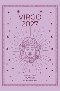 Front cover of Virgo 2027 Astro Diary, a Scribbled Fox paperback