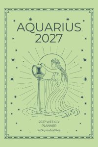 Aquarius 2027 Astro Diary in Mint Green