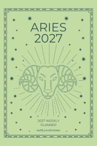 Aries 2027 Astro Diary in Mint Green