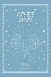 Aries 2027 Astro Diary in Pale Sky