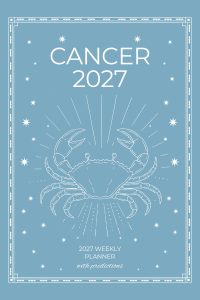 Cancer 2027 Astro Diary in Pale Sky