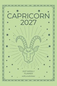 Capricorn 2027 Astro Diary in Mint Green