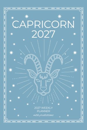 Front cover of Capricorn 2027 Astro Diary in Pale Sky, a Scribbled Fox paperback