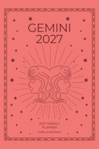 Gemini 2027 Astro Diary in Coral