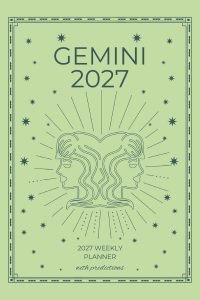Gemini 2027 Astro Diary in Mint Green