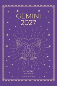 Gemini 2027 Astro Diary in Royal Violet