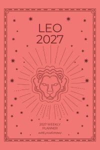 Leo 2027 Astro Diary in Coral