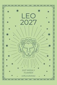 Leo 2027 Astro Diary in Mint Green