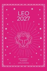 Leo 2027 Astro Diary in Shocking Pink