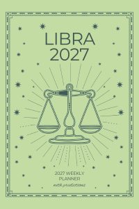 Libra 2027 Astro Diary in Mint Green