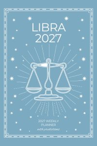 Libra 2027 Astro Diary in Pale Sky