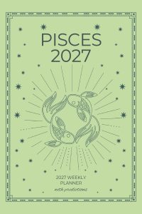 Pisces 2027 Astro Diary in Mint Green
