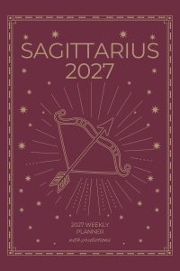 Sagittarius 2027 Astro Diary in Burgundy