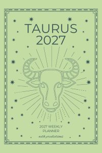 Taurus 2027 Astro Diary in Mint Green