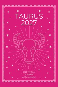 Taurus 2027 Astro Diary in Shocking Pink