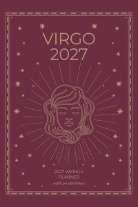 Virgo 2027 Astro Diary in Burgundy