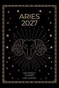 Aries 2027 Astro Diary in Black