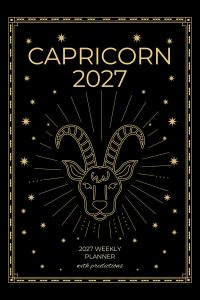 Capricorn 2027 Astro Diary in Black