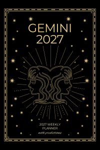 Gemini 2027 Astro Diary in Black