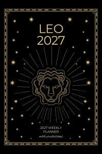 Leo 2027 Astro Diary in Black