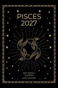 Pisces 2027 Astro Diary in Black