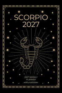 Scorpio 2027 Astro Diary in Black