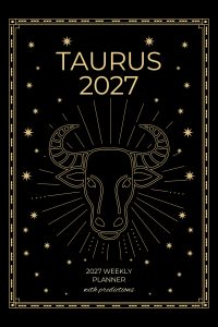 Taurus 2027 Astro Diary in Black